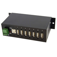 StarTech.com 7-Port Industrial USB 2.0 Hub with ESD & 350W Surge Protection