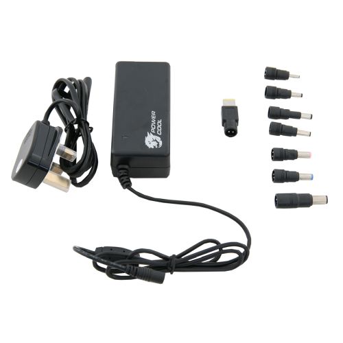 Powercool 65W 19V 3.42A Universal Laptop AC Adaptor With 8 TIPS