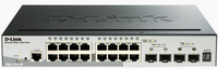 D-Link DGS-1510-20 network switch Managed L3 Gigabit Ethernet (10/100/1000) Black