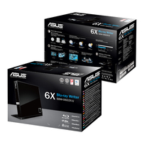 ASUS SBW-06D2X-U optical disc drive Black Blu-Ray DVD Combo