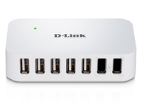 D-Link DUB-H7 USB 2.0 Type-B 480 Mbit/s Black