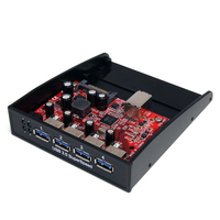 StarTech.com USB 3.0 Front Panel 4 Port Hub ? 3.5in or 5.25in Bay