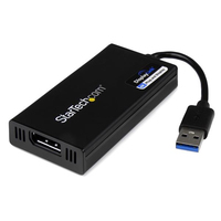 StarTech.com USB 3.0 to DisplayPort Adapter - DisplayLink Certified - 4K 30Hz