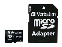 Verbatim Premium memory card 64 GB MicroSDXC Class 10