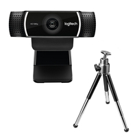 Logitech C922 webcam 1920 x 1080 pixels USB Black
