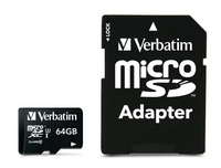 Verbatim Pro memory card 64 GB MicroSDXC Class 10 UHS